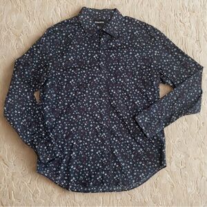 Bonobos Navy Floral Button Down Shirt